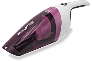 Rowenta Extenso Aspirabriciole Senza Fili, Aspirapolvere Auto Compatto, 375 ml di Capacità, 10 min di Autonomia, Viola, AC2320