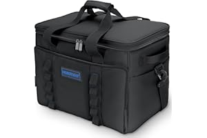 Hulongo Nevera Portatil 30L Cooler Plegable Bolsa Termica Impermeable Bolsa Nevera para Picnics, Camping, Playa, Viajes y Compras