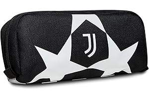 SEVEN Portapenne JUVENTUS, GOLDEN GOAL, Bianco e Nero, Scuola & Tempo Libero