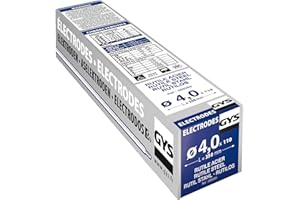 GYS - ELECTRODES Rutiles Acier Ø 4.0 E6013 - ETUI de 110 - CONSOMMABLE Soudure MMA - Toutes positions - A L'electrode - Amorcage Des 40V
