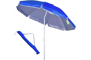 KOKOBOX OMBRELLONE da Spiaggia Inclinabile 200CM con Snodo
