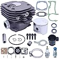Adefol 52mm Cylinder Piston Kit for Husqvarna 372XP 371 365 362 375K Big Bore Chainsaw Replace Parts 503 93 93 72
