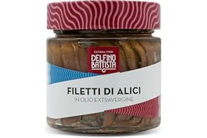 DELFINO BATTISTA Filetti Di Alici In Olio Extravergine Linea Top - 235 G