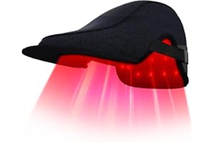 iKeener Laser Hair Growth Cap, 84 * 660nm & 84 * 850nm Wireless Infrared Red Light Therapy Beret Hat for Damaged Hair Repair, Prevent Hair Loss and Hair Regrowth Women and Men