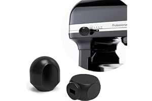 Sintrix Fab Juego de botones para control de velocidad y nivelador de bloqueo, repuesto compatible con el robot de cocina KitchenAid Chef 5KSM175 Artisan Classic Heavy Duty, apto para robot de cocina