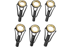 ‎PATIKIL PATIKIL Angelrute Reparatur Spitzenring Durchmesser Rohr Rutenringe Guide O-Ringe für Süß-und Salzwasser Angeln