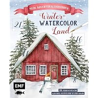 Adventskalender 'Die Kunst Des Zeichnens' – 24 Winterliche Zeichenprojekte – Perforierte Seiten – Zeichenübungen & Grundlagen