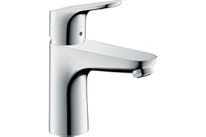 hansgrohe Focus Basin Tap 100 LowFlow 3.5 l/min, without waste, chrome