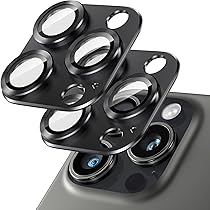 Rayorcon Protezione Fotocamera In Vetro Temperato Per IPhone 16 / 16 Plus - Anello In Lega Di Alluminio - 2