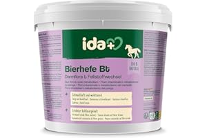 Ida Plus - Lievito di birra Bt – 6 kg – Integratore alimentare per cavalli e pony – per pelo lucido e pelle forte – supporta la digestione e la flora intestinale – ricco di vitamine del gruppo B,