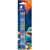 STAEDTLER Matite 170 &ndash; HB, confezione da 3, esagonali, blister | Facili da cancellare e da temperare &ndash; per la scuola e l'uffi