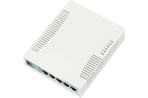 Mikrotik RB260GS Gigabit Ethernet (10/100/1000) Connexion Ethernet, supportant l'alimentation via ce port (PoE) Blanc commutateur réseau - commutateurs réseaux (Gigabit Ethernet (10/100/1000), Connexion Ethernet, supportant l'alimentation via ce port (PoE))