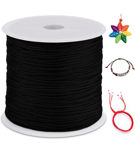 INWARIA Gewachste Baumwollkordel (5 M Länge) – 1,5 Mm Oder 2,5 Mm Stark, Perfekt Für Makramee, Schmuck & DIY-Projekte, In Verschiedenen Farben