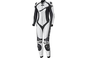 Held Ayana II 1-Teiler Damen Motorrad Lederkombi, weiß/schwarz, 40