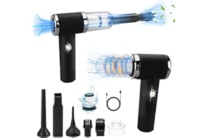 ‎D-LUMINA D-Lumina Handstaubsauger，15000PA kabelloser Handstaubsauger Akku mit USB-C Schnellladung，Auto Staubsauger Stark Waschbar mit HEPA-Filter，Hand Vacuum Cleaner für Auto/Haus/Haustiere
