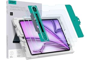 ESR 2 Pezzi Pellicola Protettiva per iPad Air 13" M3/M2 (7°/6° Gen, 2025/2024), Vetro Temperato, Protezione per lo Schermo per Supporto di Facile Applicazione, Resistente ai graffi, Chiarezza HD
