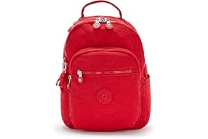 Kipling Seoul S, Mochila con Compartimento para Portátil 13", Impermeable, 35 cm, 14 L, 0.50 kg, Rojo (Rouge)