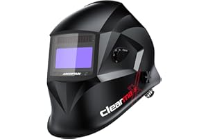 ‎ARCCAPTAIN ARCCAPTAIN Schweißhelm Automatik, Schweißmaske Automatischer Verdunkelung für TIG MIG ARC, 1/1/1/1 Top Optische Klarheit, Ultra-Leicht Schweißhelm mit einstellbarem Schatten