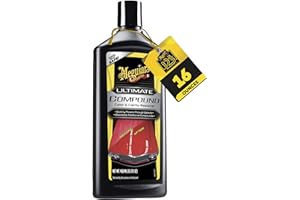 Meguiar's Ultimate Car Compound | Removes swirl marks & scratches with restoring color & clarity | 450ml (pack of 1)