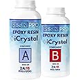 Resin Pro Crystal Clear Epoxy Resin - 6kg | Fast Drying, Non-Toxic Clear Epoxy Resin & Hardener for Wood, Fabric, Glass & Paper | DIY Art, Mould Casting, Jewellery Making, Coasters & Surface Coating