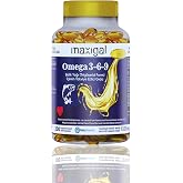 Maxigal Omega 3,6,9 Fish Oil (Triglyceride Form) Food Supplement Containing 1330mg 200 Capsules