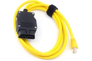 LoongGate Câble Ethernet vers OBD2 pour BMW Série F E-SYS ICOM 2 codage ESYS ICOM Outil de diagnostic ENET Cordon sans CD