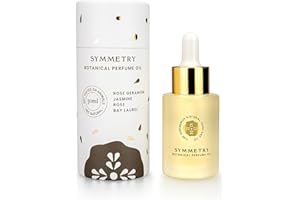 THE EDINBURGH NATURAL SKINCARE COMPANY LTD. Symmetry Luxury Botanical Perfume Oil | Alcohol-Free | Blend Of Essential Oils And Natural Base Oils | Calming and Healing | Moisturising Properties | Edinburgh Skin Care Company