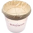 Browin 810601 Filtration Bag with Reinforced Base, Reusable Natural Cotton Bag, Reinforced Base for Liqueurs - 10 L - Heavy Duty