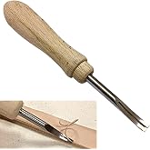 ipekbazaar Leather Edge Trimming Liner, Genuine Leather Fold Wallet etc. Edge Rounding Leather Hobby Handpiece for Making (0.8mm)