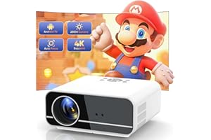 ZOOMCAT 【Netflix/Auto Focus】 Vidéoprojecteur 4K, Projecteur Video Auto Keystone, Retroprojecteur WiFi6 Bluetooth Full HD 1080P, 25000 Lumens Mini Projecteur avec Zoom 50% pour Phone/PPT/PS5 (avec Pochette)