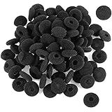 Haobase 30 Pack Foam Earbud Earpad Ear Bud Pad Replacement Sponge Covers for Earphone, MP3 MP4 Ipod Iphone Itouch Ipad Headse