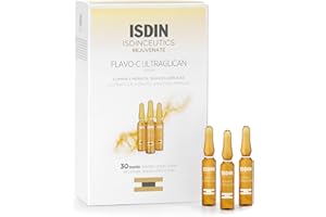 ISDIN Serum Facial Antioxidante de Día Flavo-C Ultraglican, 2 ml (Paquete de 30)