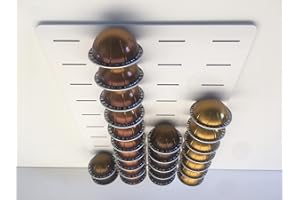 RITTERLINE Dispensador para 40 cápsulas VERTUO Nespresso y Dolce Gusto (blanco)