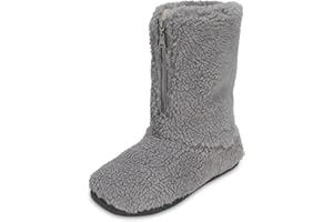 Polar Mens Sherpa Slipper Boots Anti-Slip Indoor Bootie Slipper with Funny Quote on its OutsoleSoft and Fluffy House Slipper with Memory Foam Ankle Boot Slippers