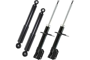 ATEC Germany 4x ammortizzatore a gas a pressione anteriore e posteriore, compatibile con FIAT PUNTO (188_), PUNTO Box/Hatchback (188_)