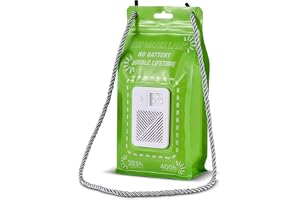 Pepisky Salt Water Lamp No Batteries 2 Light Modes Indoor Outdoor 400 Hours Water Lamp Light Bag Camping Essentials 3 LED 50 Lumen Reusable Emergency Survival Light with Carrying Lanyard