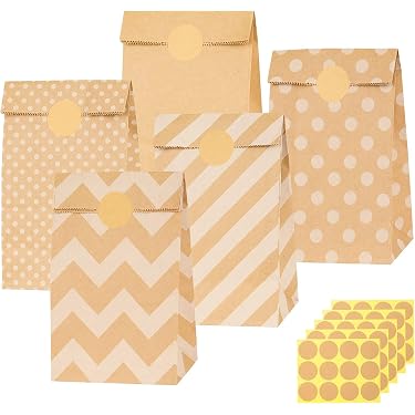50 Blaue Geschenktüten Aus Kraftpapier – Ideal Für Partys!