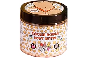 Mallows Beauty - Cookie Dough Body Butter – Rich Whipped Moisturiser with Cocoa & Shea Butters - Vitamin E‑enriched to Hydrate, Soothe and Nourish Skin, Indulgent Sweet Cookie Dough Scent
