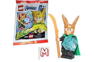 LEGO Marvel Super Heroes Avengers Wrath of Loki Minifigure - Loki with Gold Staff (76152)