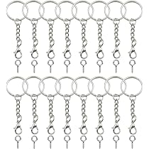 1130 Stück Schlüsselanhänger Ringe Set – Großes Bastelset Mit Karabiner & Ringen