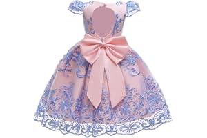 NNJXD Ragazze di Fiori Vestire Natale Festa Abito da Ballo Abito da Principessa