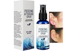 TAYSWEET Gentle Sterile Saline Spray for Ear, Nose, Soothing Sea Salt & Aloe Formula, Tongue & Belly Button Care, Perfect for Piercing Aftercare & Sensitive Skin, Safe, Non-Irritating & Ideal for Daily Hygien