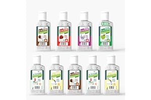 PRACTICOSA Gel Hidroalcohólico 60ML 70% Alcohol (6 Aromas Mixtos) 9 Unidades. Fabricado En España