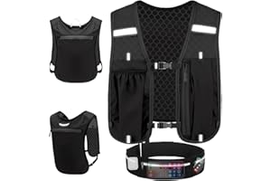 NHCUIJUN Adjustable men's and women's ultra-lightweight breathable reflective hydration backpack ， ideal for outdoor cycling, marathon, running and hiking