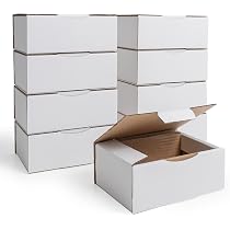 Scatole In Cartone Ondulato 35x25x18 Cm, Set Da 10 - Leggere, Resistenti, Per Traslochi, Spedizioni, Imballaggi, Made In Italy