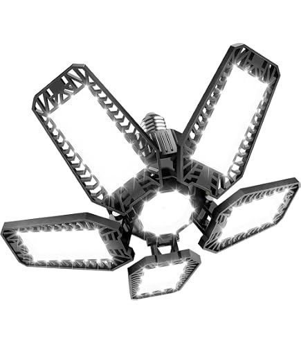 Projecteur LED UFO 100W 10000 Lumens - Éclairage Atelier Garage Industriel IP65, 6500K, Avec Chaîne