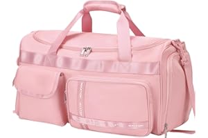 MAXTOP Sac de Voyage Femme Sac fourre-Tout de Weekend Sac de Voyage de Grande capacité avec Compartiment à Chaussures, Sac fourre-Tout de Gym avec séparation sèche et Humide