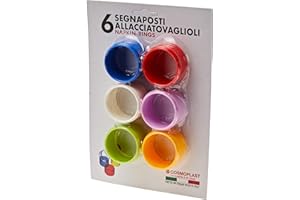COSMOPLAST Lot de 6 Porte-Serviettes en Plastique