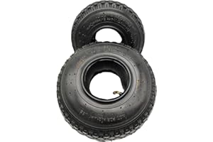 ‎HMH 2X HMH-Shop Sackkarren 2er Set Mantel + Schlauch 3.00-4 Sackkarrenmantel Decke 260mm Sackkarrenschlauch 2 Stück Ersatzreifen für z.B. Bollerwagen Karre Luftreifen Reifendecke 260x85mm Innenschlauch