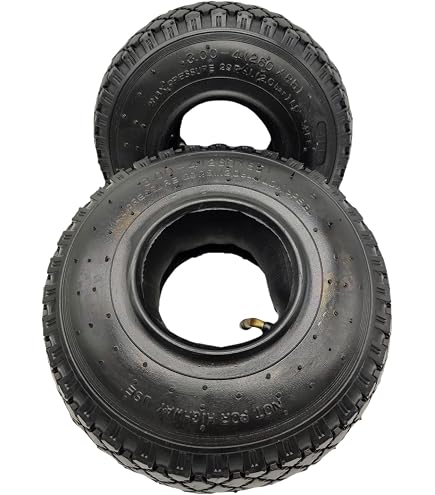 NaRubb Reifen 130kg Traglast Reifen Mit Schlauch 260x85 Schlauch Reifen 3.50 6/4.00 6/4.10 6 WV Luftrad Schubkarre Bollerwagen Schlauch Für Schubkarrenrad Schubkarre 250 Kg